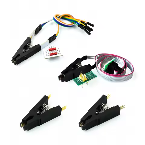 Programmer Test clip SOP8 Eight-pin BIOS clip Wide and narrow body 8-pin universal clip Adapter clip