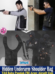 tas Militer sport airsoftgun pistol military spring air soft gun bag