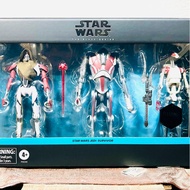 Hasbro Star Wars Black Series Jedi Survivor: Magnaguard, Super Battle Droid, Battle Droid 3 pack