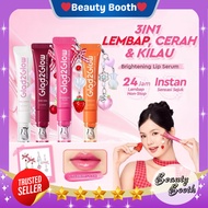 GLAD2GLOW Brightening Lip Serum 7gr | Lip Balm Glossy Lip Plumpy G2G