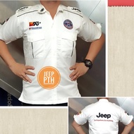 Baju Seragam Otomotif Jeep Baju Komunitas Moto GP Kemeja Bordir F1