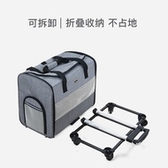 Pet Trolley Case Handle g Portable Cat Carrier Lightweight Foldable Small Dog Cat Cage for Car Airli