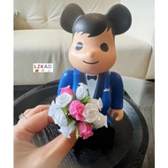 Be@rbrick - WEDDING Bear Gear Joint 400% 28 cm Bearbrick ABS Collection Gift Anime Action Figures