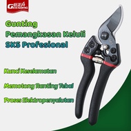 Geesong Professional SK5 Pruning Shears - Electroplated Blade - Gardening Tool