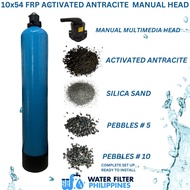 FRP 10 x 54 Set Up for Large Capacity User Backwash System / Used for Fast Food Filtration / Mall Fi