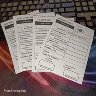 Rental & Utilities Receipt Pad (3 Ply NCR) for Paupahan Receipt Book