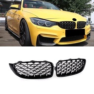 Car Front Bumper Grilles Diamond Kidney Grill Accessories For BMW F32 F33 F36 F80 F82