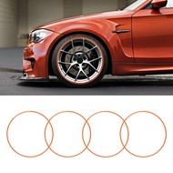 Wheel Rim Protector  Stylish Orange Protection Ring for 21 Inch Hub