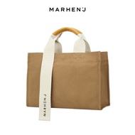 MARHEN.J Rico Comfort Canvas Bag Zipper Closure Tote Crossbody bag 4 colors - Sand Beige / Moss Gree