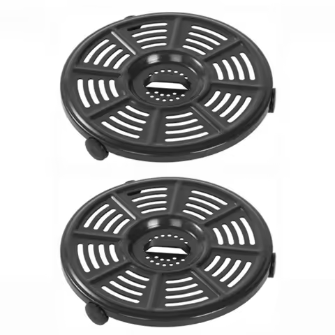 B15C For Ninja AF100-AF150 2Pcs Air Fryer Replacement Crisper Plate, Grilled Pan For Ninja FD401 For