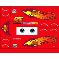 [WHITE TONER] DECAL CARS MCQUEEN LIGHTING