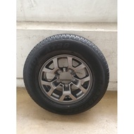 Dunlop AT20 Grandtrek Tyres 195/80R15 With Suzuki Jimny Original Stock Rim Take Off - 1 piece
