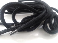 Tali Sepatu PDL boot tentara Bulat tebal Shoelace  Elastis Kuat Polyester Hitam 2 pcs 150 200 cm Tal