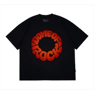 Dome Of Rock T-Shirt Oversize Boxy Fit Black Dome Of Rock Logo Circle Premium Cotton Street Style