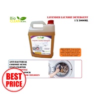 Bioclean 99.99 Antibacterial Laundry Detergent - Expert in indoor drying, Lavender scent, 5 Litre