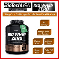 Biotech Iso Whey Zero 5Lbs – Protein supplement, muscle recovery, muscle gain + pure coffee to suppo