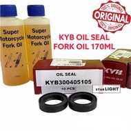 💥2 BIJI / HARGA SEPASANG YAMAHA RXZ LC135 Y125Z Y15ZR EGO SRL115 EX5 Y110 RXZ ORIGINAL KYB FORK TUBE