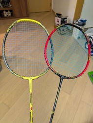 Yonex 黃林丹紅豆腐 羽毛球拍 兩支
