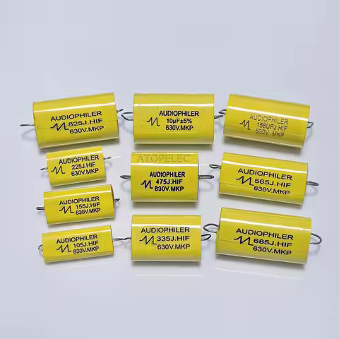 4pcs 630V 5% MKP Film Capacitor Audio Grade For Speaker Crossover 1/1.5/2.2/3.3/4.7/5.6/6.8/8.2/10/1