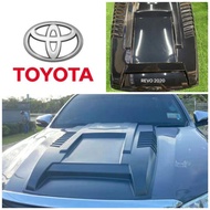 Toyota Hilux revo rogue 2020 2021 front bonnet scoop matt black front bonet