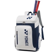 【พร้อมส่ง】Yonex กระเป๋าเป้สะพายหลังไม้เทนนิสกันน้ำยืนฟรีรองเท้าช่องกระเป๋าแบดมินตัน