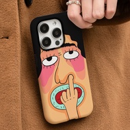 Viral Funny Nose Picking Samsung S25/S23/S21Ultra/A73 Cute Shockproof Cover Trendy