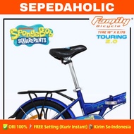 Sepeda Lipat Anak FAMILY BIKE TOURING 2.0 Boncengan Ukuran 16 Inch