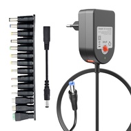 R* 36W Charging Adapter 3-12Volt Adjustable AC100-240V to DC5521 Charger 14 Adapter