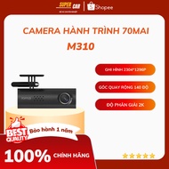 70mai M310 Dash Camera Emergency Recording Resolution, Loop Recording, Controlled by App