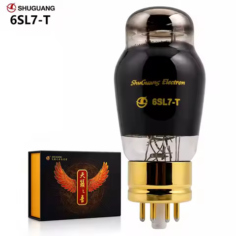 SHUGUANG 6SL7-T Vacuum Tube Upgrade 6SL7 6H9C 6N9P VT229 5691 ECC35 CV569 Electronic Tube Precision 