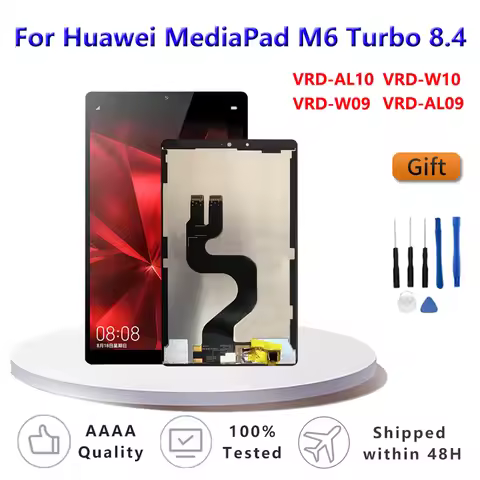 8.4" OEM For Huawei MediaPad M6 Turbo 8.4 VRD-AL10 VRD-W10 VRD-W09 LCD Touch Screen Assembly Digitiz