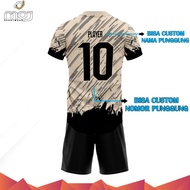 Jersey Baju Futsal\Bola Custom Printing Free Nama Dan Nomor Punggung