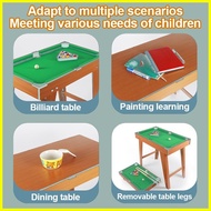 ◇ ۞ ✨ Yowxii Portable Mini Billiard Table Set For Kids ProMax Billiard Ball Wooden Tabletop With Ta