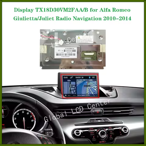 7" TX18D30VM2FAB TX18D30VM2FAA LCD DISPLAY For Citroen C3 C4 C5 Peugeot 207 407 607 807 Picasso RT4 