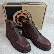 💯original GUZZI leather safety shoes(2146-889)READY STOCK