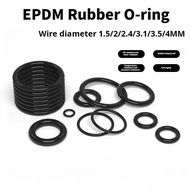 EPDM rubber O-ring with wire diameter of 1/1.5/1.9mm in stock EPDM seal