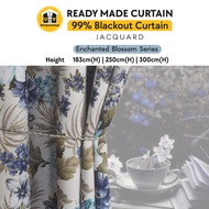 UVP 99%Blackout Curtain Rose Blooming Night 300cm