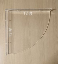 亞加力膠片牆角托架