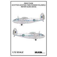 1:72 Scale RMAF/TUDM Twin Pioneer Rajawali Waterslide Decal