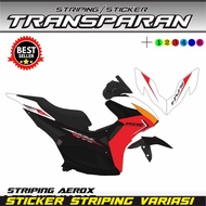 STRIPING STICKER ALL NEW AEROX CONNECTED 155 NVX TRANSPARENT PHILIPPINES VIBES VARIATION STICKER