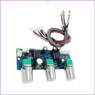 YYZJJ NE5532 2 1CH Auditory Preamp Board Low Pass Filter Circuit Subwoofer Control