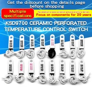 KSD9700 Ceramic Perforated Temperature Control Switch 40 ° 50 °~150 ° Normally Open and Closed 10A 2