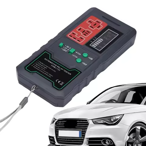 Car Relay Tester 12V 24V Electronic Automotive-Universal Motorcycles Battery Checker Alternator-Anal