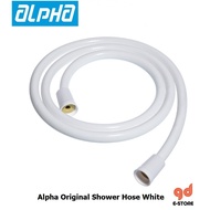 Alpha Water Heater Shower Hose PVC 1.5 Meters White