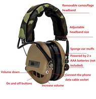 JM Tactical Headset MSASORDIN Airsoft Headset Hearing Protection Noi