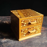 【老時光 OLD-TIME】早期二手日本寄木細工小款珠寶盒收納盒