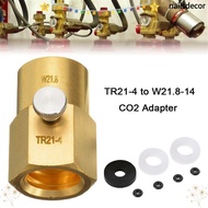 NAILSDECOR CO2 Adapter Homebrew Tank Connector Kit Cylinder Refill Adaptor for Sodastream