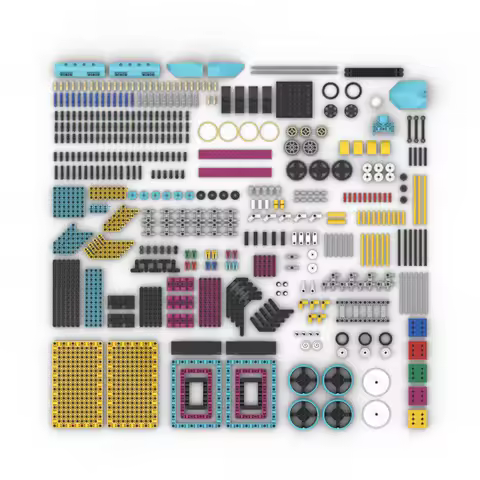 493PCS Technical Education Building Blocks Parts Pack Spike Bricks Set Compatible with SPIKE Prime 4