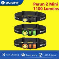 Olight Perun 2 Mini LED Rechargeable Headlamp 1100Lumens Right-angle Light