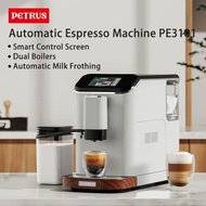 Petrus Automatic Espresso Machine Compact for Home and Office Use Automatic Milk Frothing Integrated